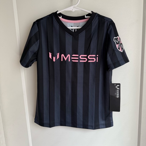 NWT! Lionel Messi Collection #10 Soccer Jersey shirt Youth size 5- blue stripe - Picture 1 of 6